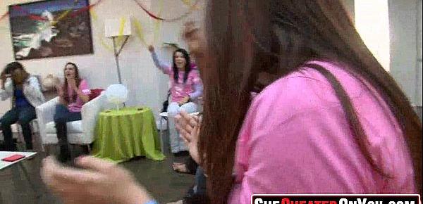  26 Crazy  Cheating whores suck of stripper at cfnm party27
